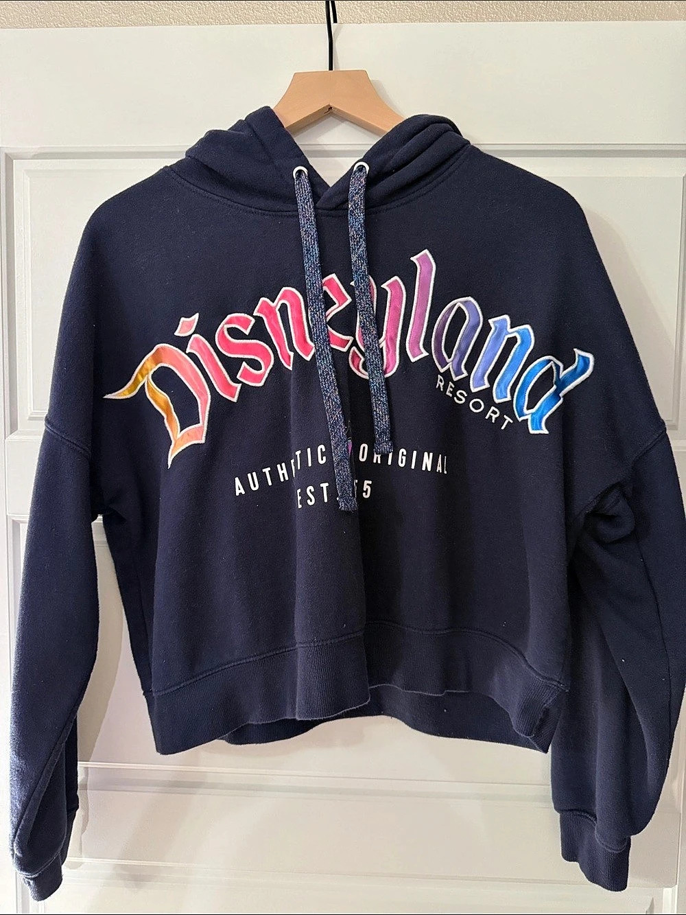 Disney Disneyland Resort 70th Anniversary Graphic Hoodie Size small Like New